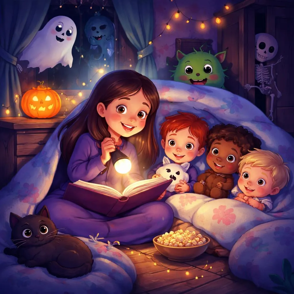Ищете страшные, но безопасные сказки на ночь для детей? Три забавные истории с легким волнением