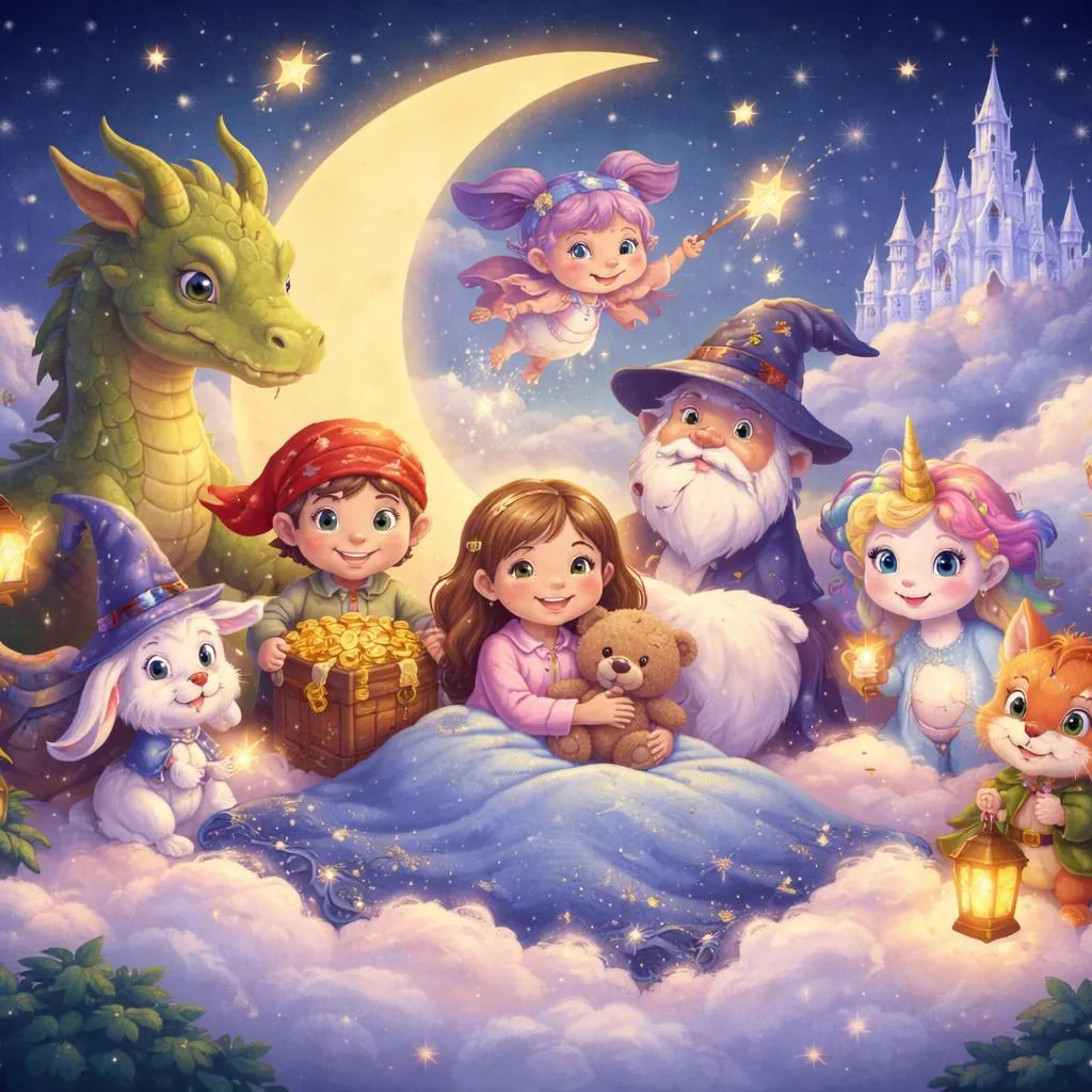 尋找最佳的睡前故事角色？ 認識這些充滿想像力的角色，享受甜蜜的夢境