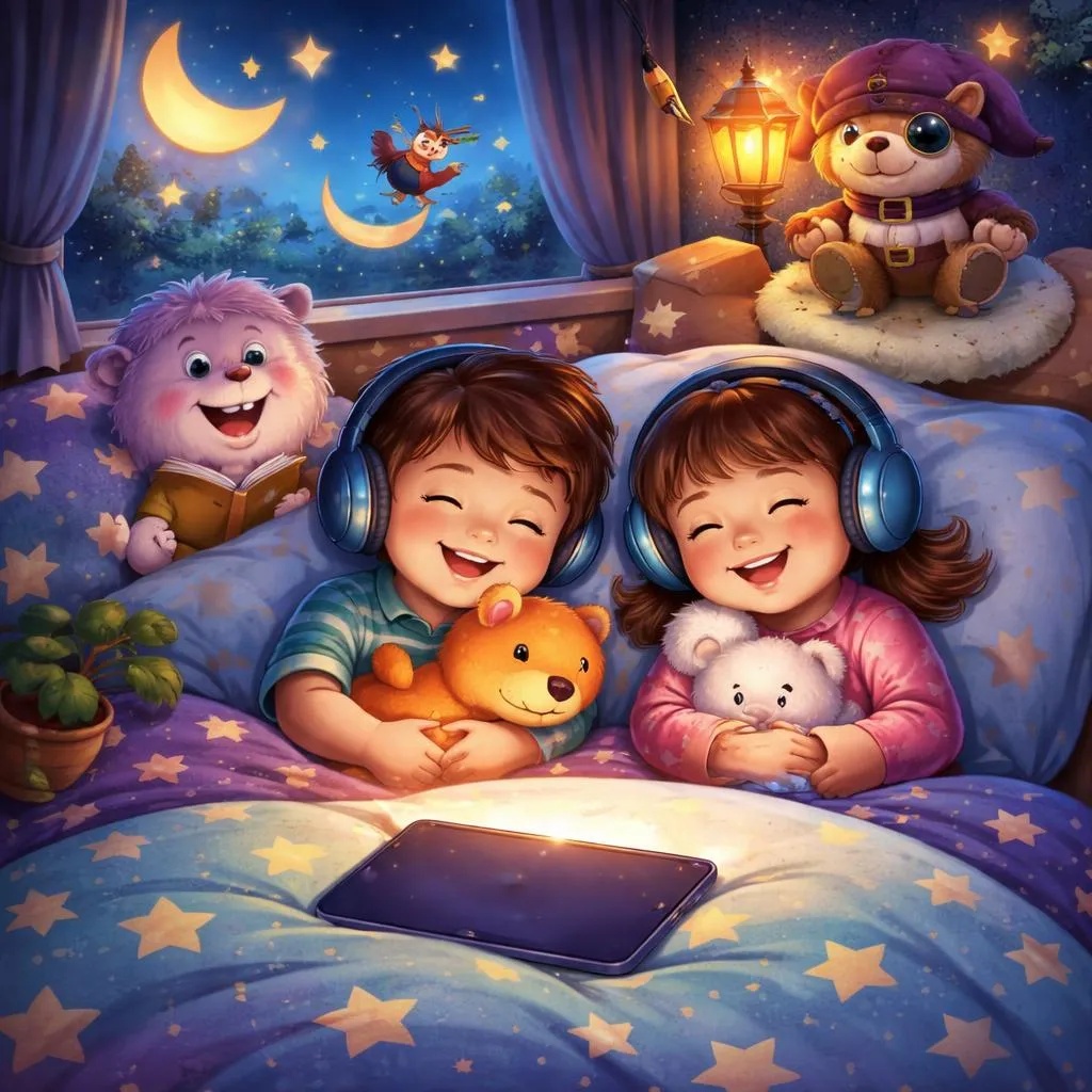 Mencari Cerita Pengantar Tidur Audio Gratis yang Menakjubkan untuk Anak Usia 7 Tahun? 3 Kisah Lucu dan Imajinatif untuk Membuatmu Terlelap