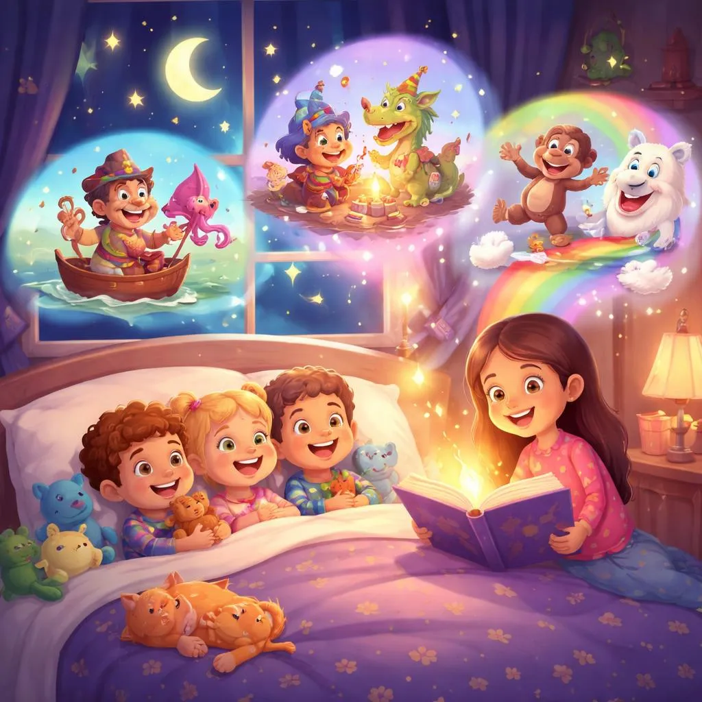 Ищете замечательные бесплатные детские сказки на ночь? Вот три смешные и оригинальные истории