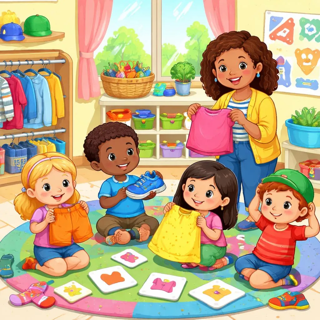 Хотите научить словам о одежде? Веселые занятия для изучения словарного запаса для юных учеников