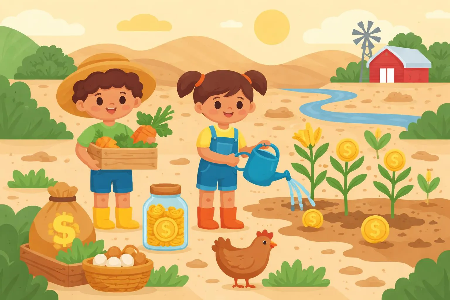 Making Money: Drought Year in Minkler, California By Gary Soto - Giggle Poems