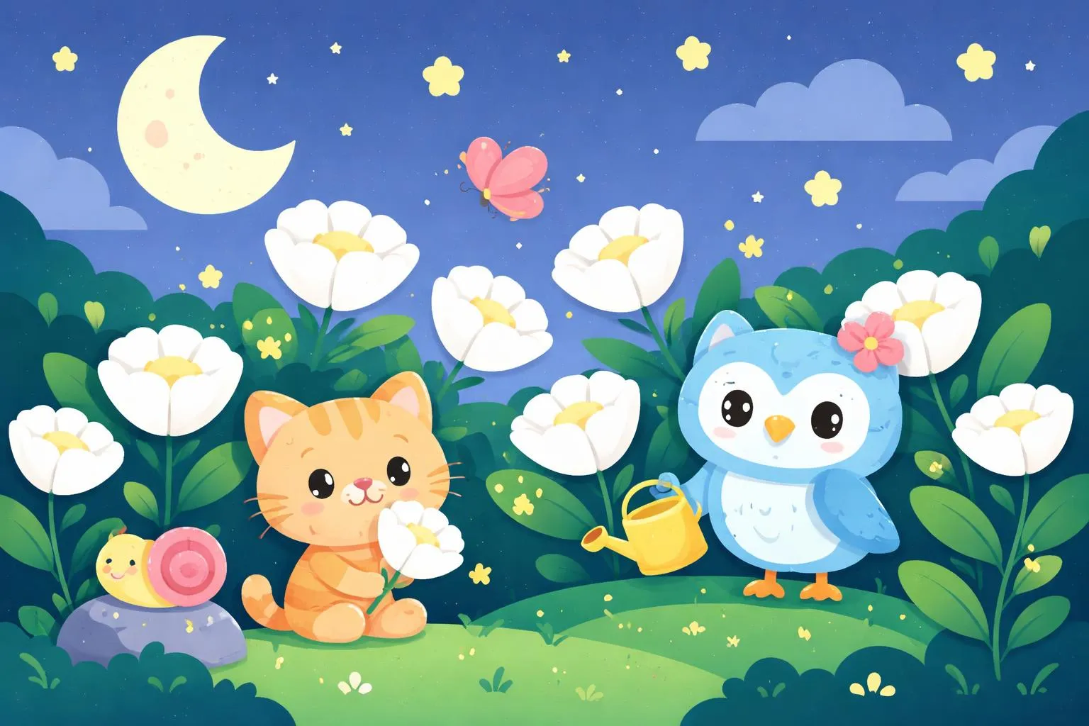زهور القمر بواسطة كارما لارسون - قصائد جيجل