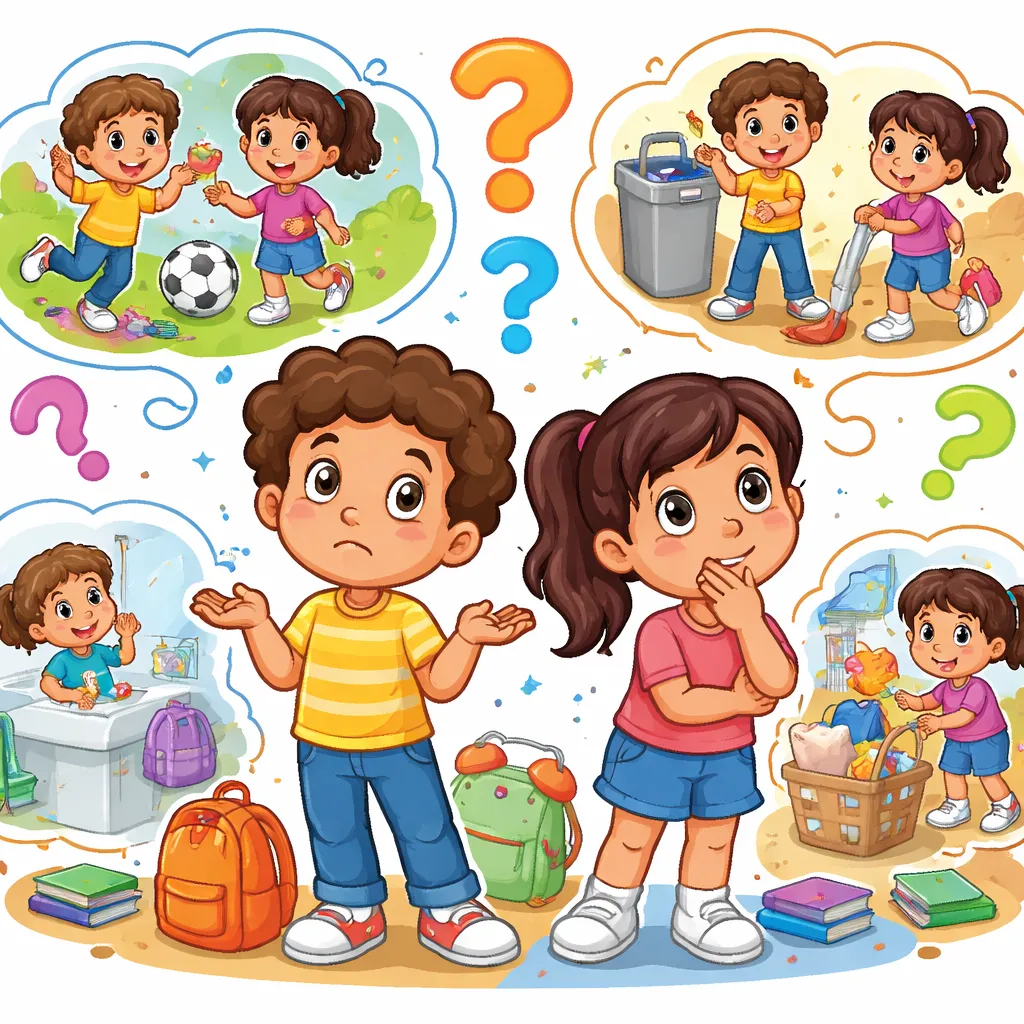 Must You Do It? A Fun Guide to 'Must' and 'Have To' for Kids