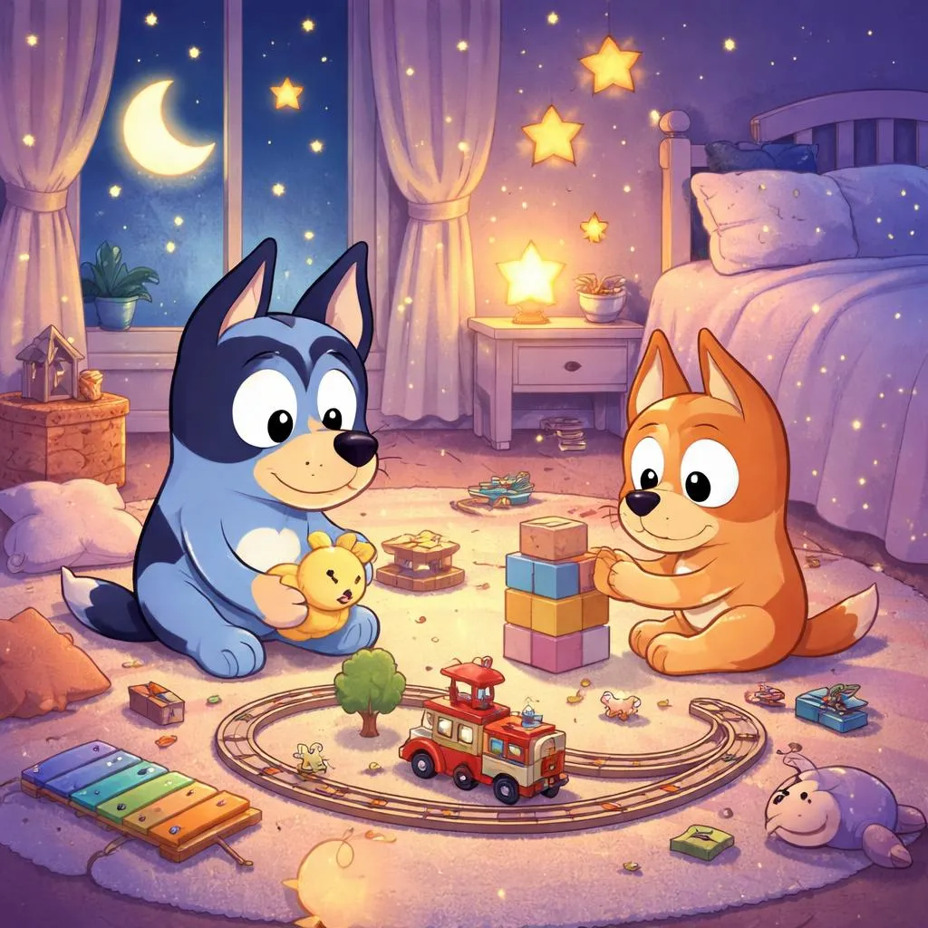 需要新遊戲嗎？試試這些關於安靜玩耍的《布魯伊》睡前故事