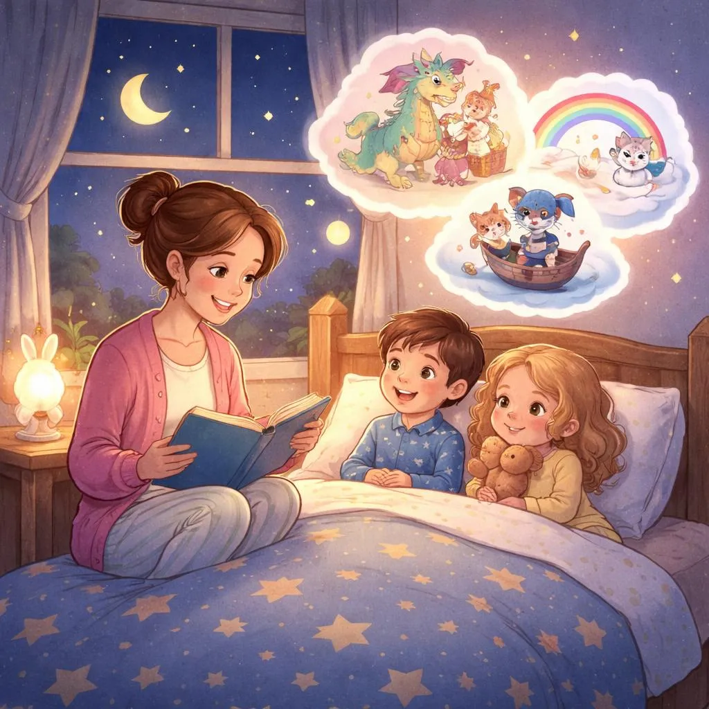 Нужна быстрая сказка на ночь? Вот три идеальные сказки на ночь по одной минуте для детей