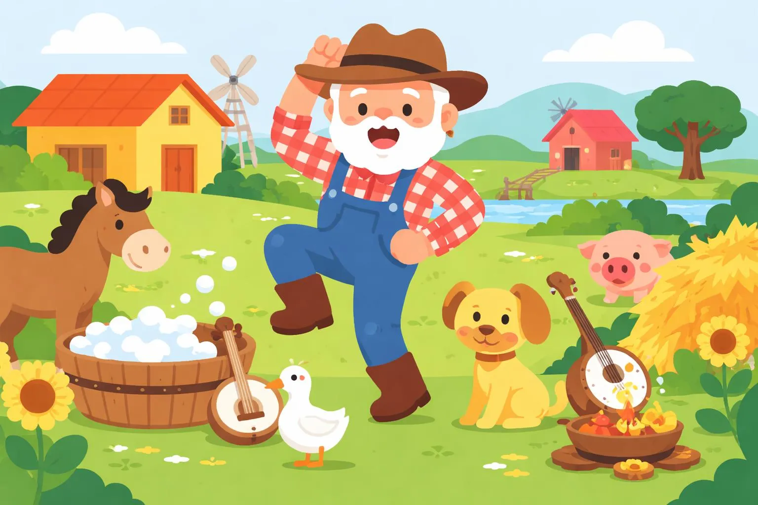 Old Dan Tucker - Nursery Rhymes And Traditional Poems By FCIT