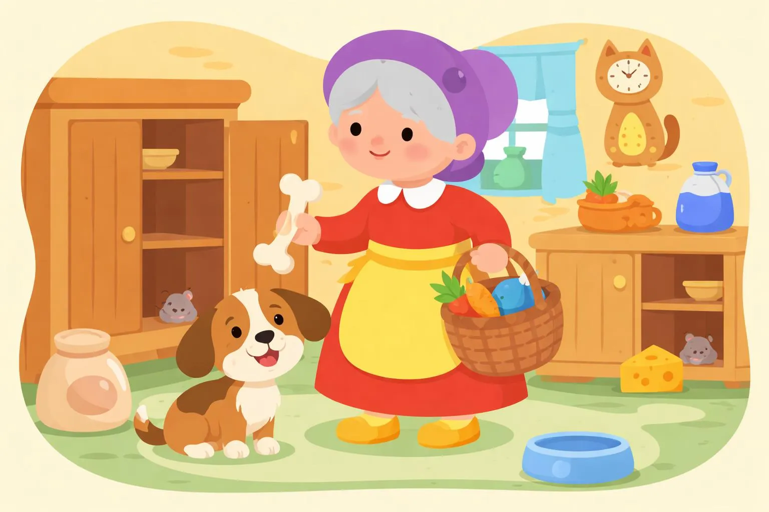 Old Mother Hubbard - Nursery Rhymes And Traditional Poems By FCIT
