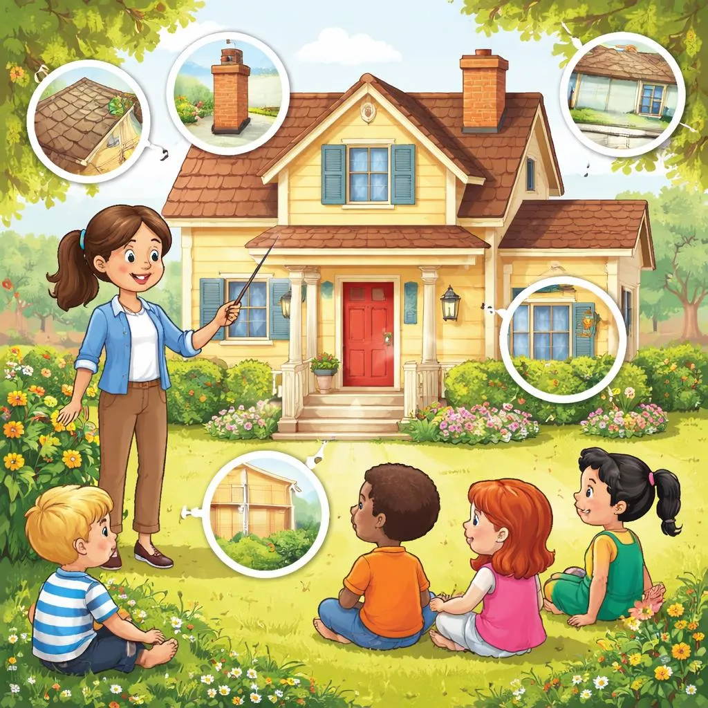 Parts of a House Exterior Explained by a Teacher Through Everyday Homes, Clear Vocabulary, and Gentle Learning for Children