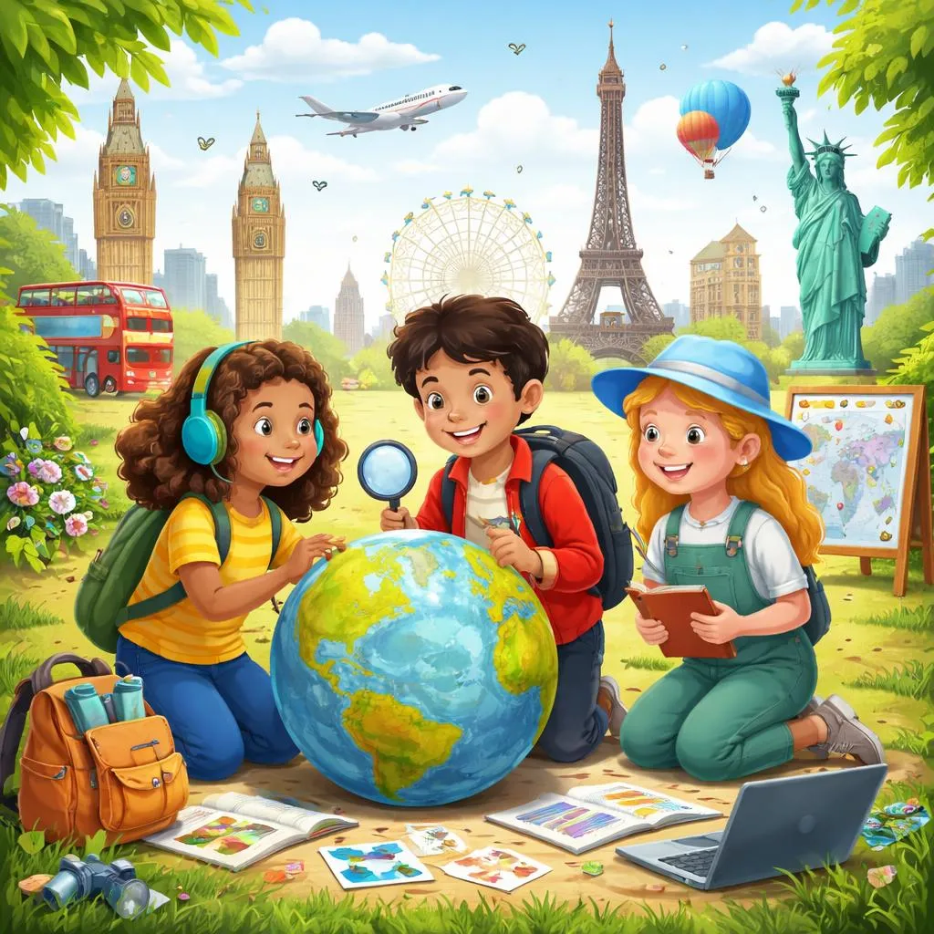 Places: Exploring Different Locations and Learning English