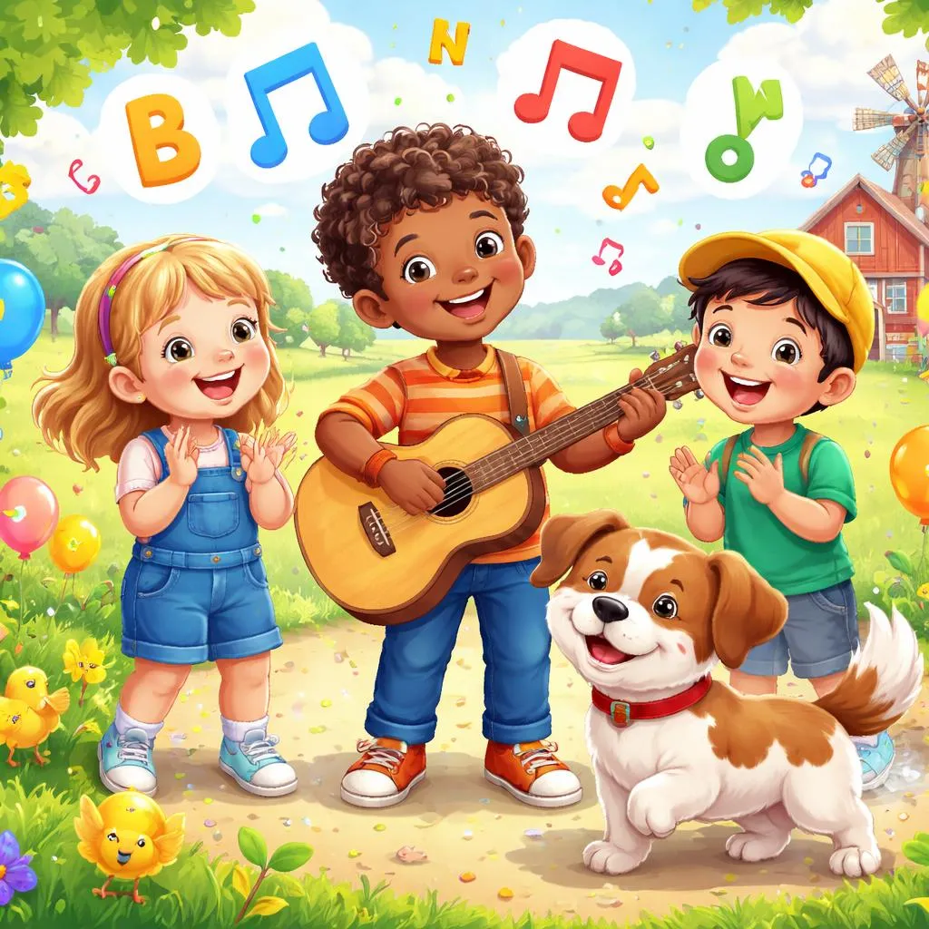 Play, sing, and learn with “bingo was his name o lyrics” through joyful phonics, vocabulary, and early English rhythm practice