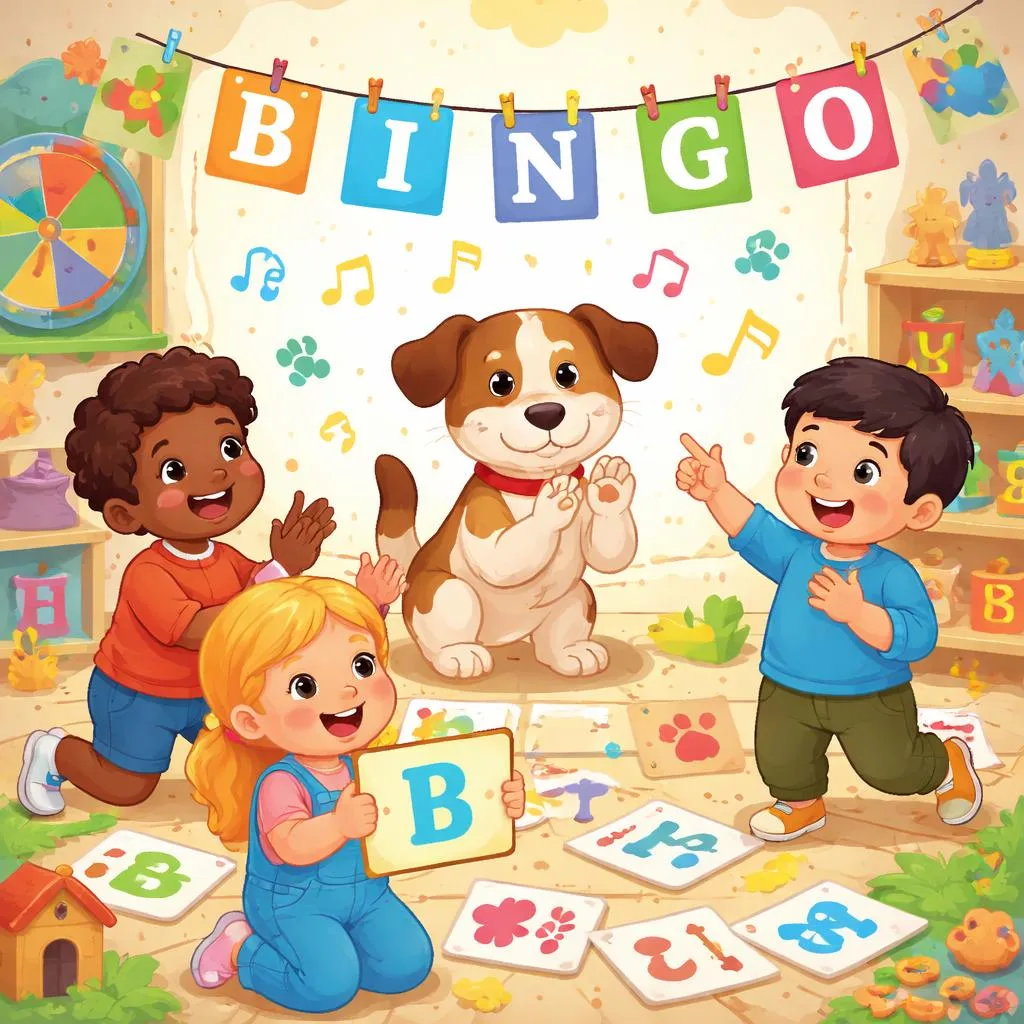 Playful English Learning with “and bingo was his name“ Through Lyrics, Vocabulary, Phonics Practice, and Creative Classroom Activities