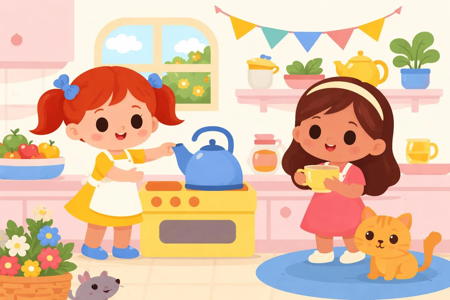 Polly, Put the Kettle On - Nursery Rhymes And Traditional Poems By FCIT