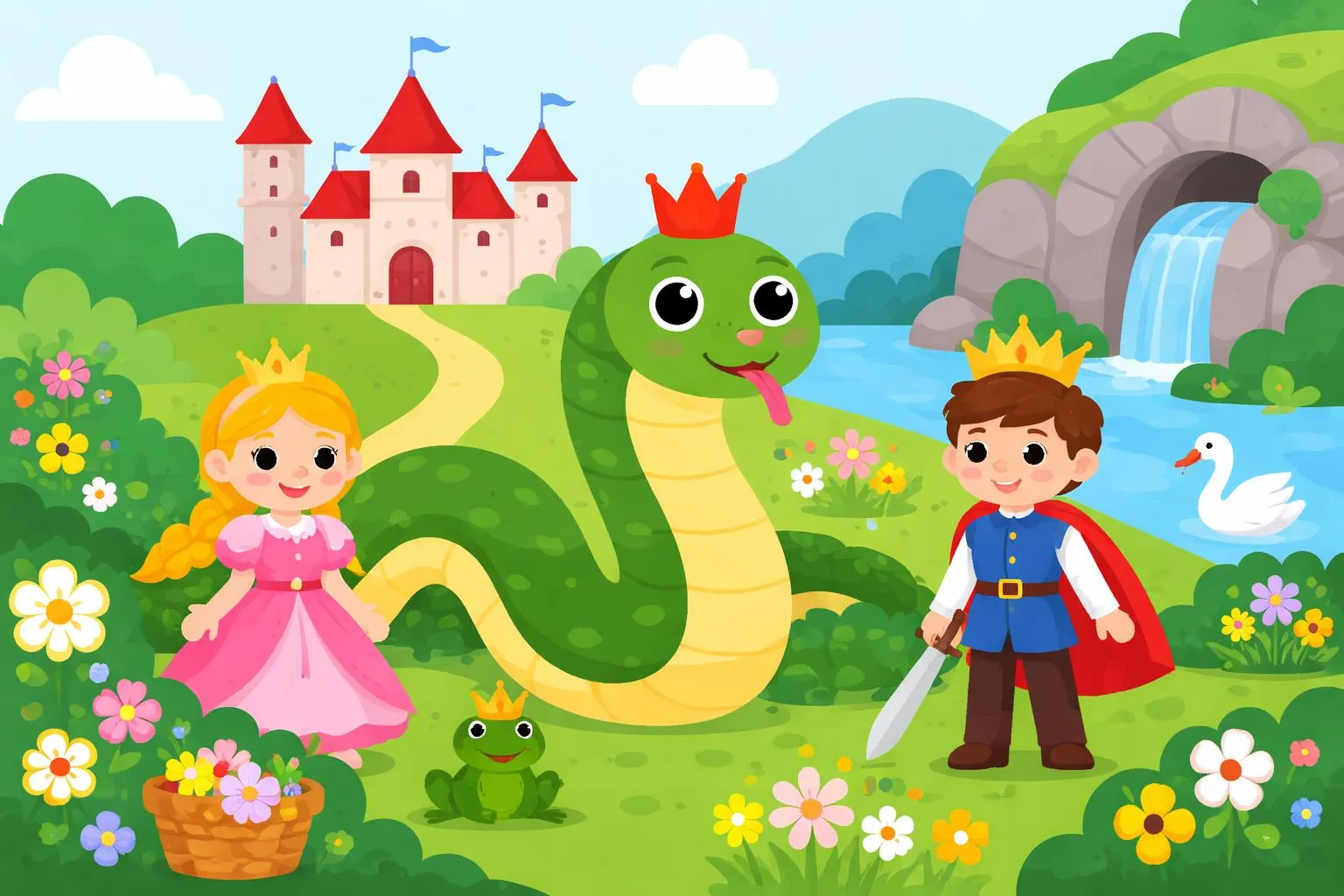 Prince Lindworm from Norske Folkeeventyr - Giggle Academy Free Kids ...
