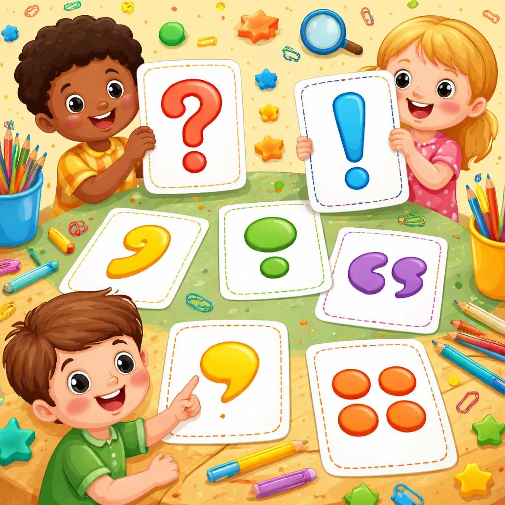 Punctuation Marks Flashcards for Kids – Free Printable PDF