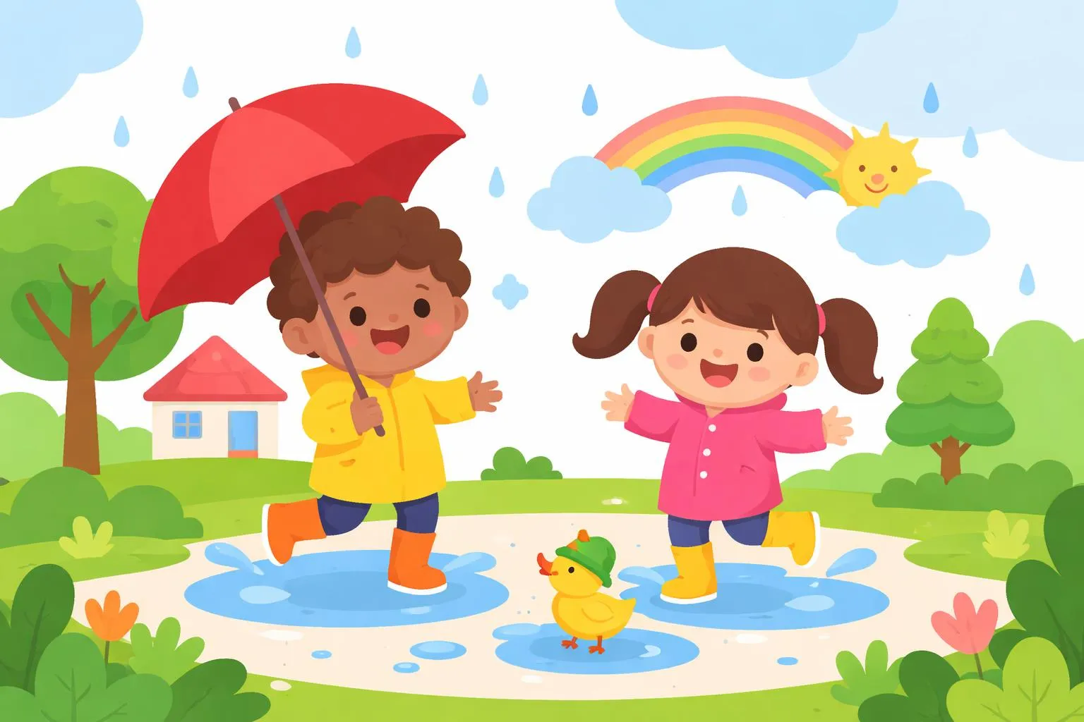 Rain, Rain, Go Away - Nursery Rhymes And Traditional Poems By FCIT