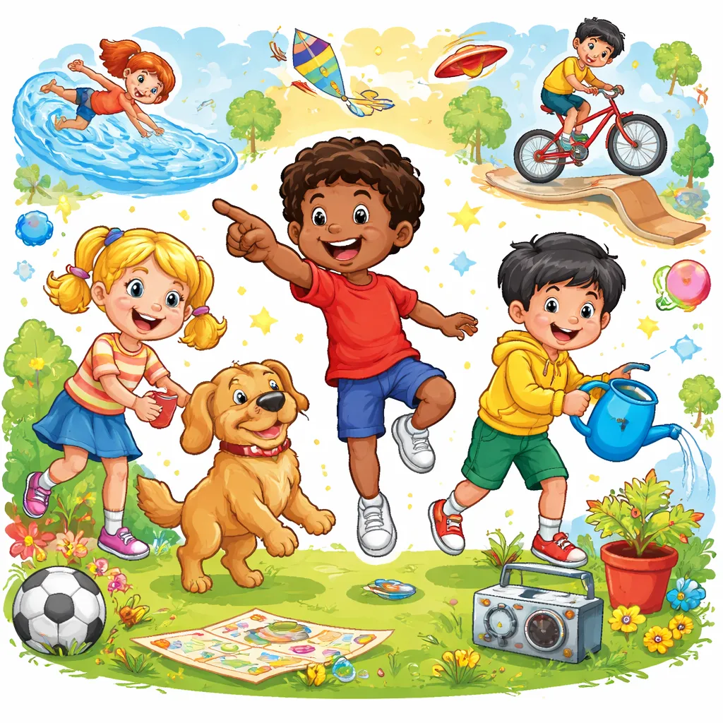 Ready, Set, Action! A Kid's Fun Guide to Using Imperatives