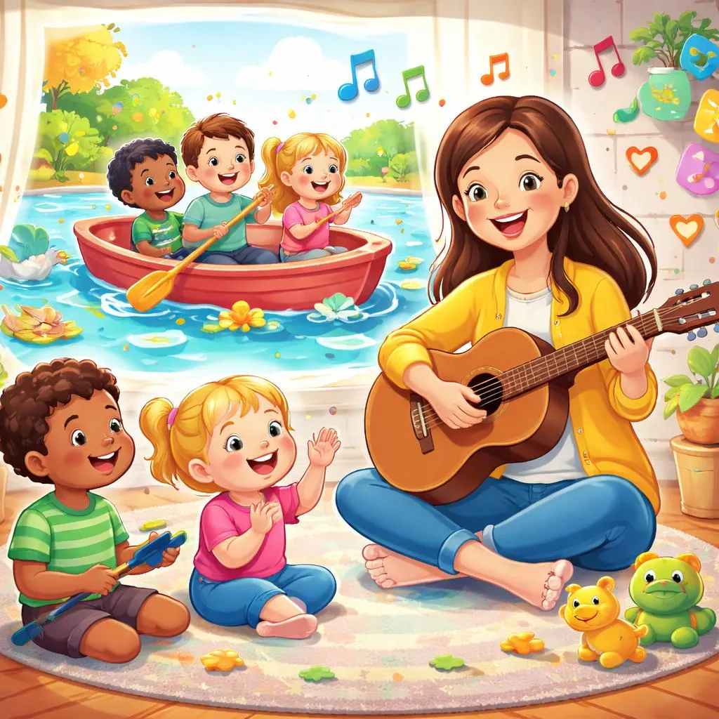 Row Row Row Your Boat Lyrics Explained by a Teacher Through Music, Language Patterns, and Early Learning Joy