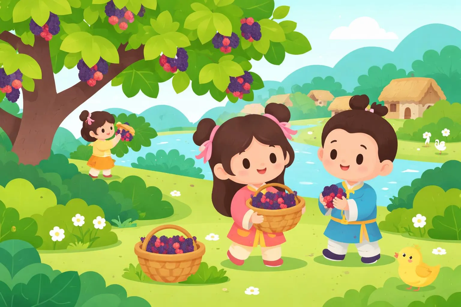 桑中 - 诗经·国风·鄘风 - Giggle Chinesische Poesie - Giggle Academy Free Kids ...