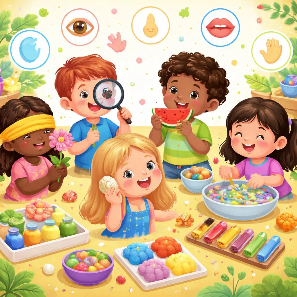 Ищете лучшие занятия для дошкольников на развитие 5 чувств? Откройте для себя простые и увлекательные идеи для обучения