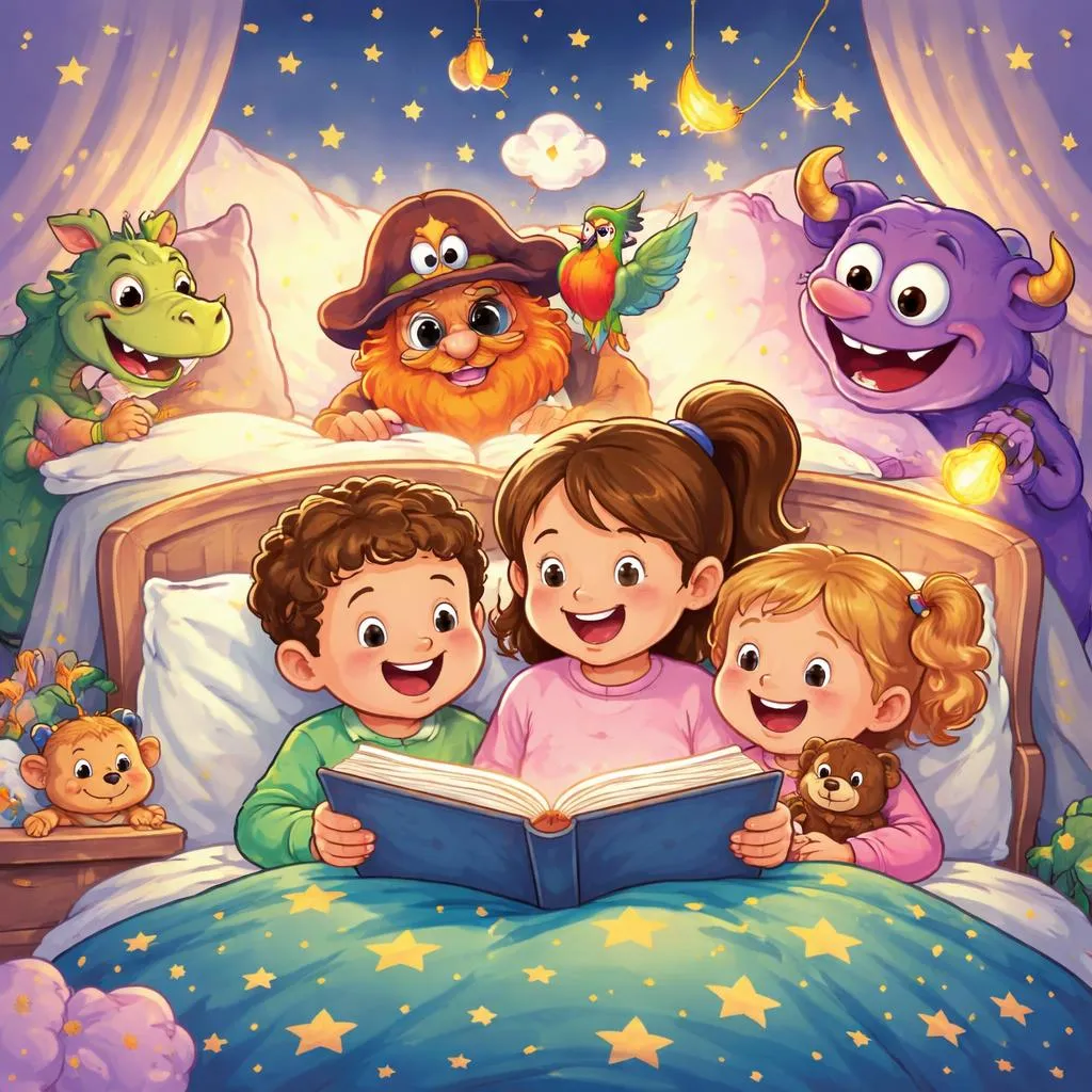 Ищете лучшие короткие сказки на ночь? Вот три смешные истории, которые обожают дети!