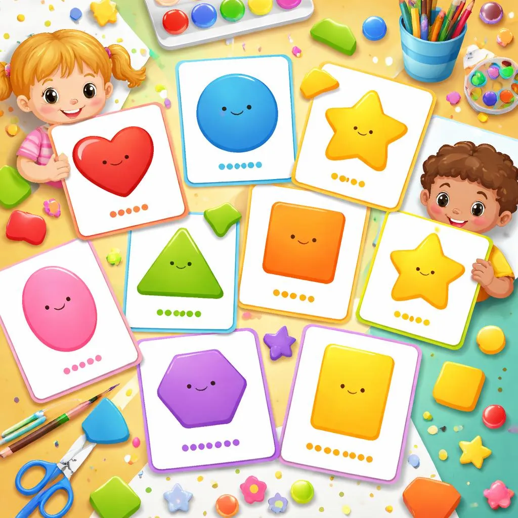 Shapes Flashcards for Kids – Free Printable PDF