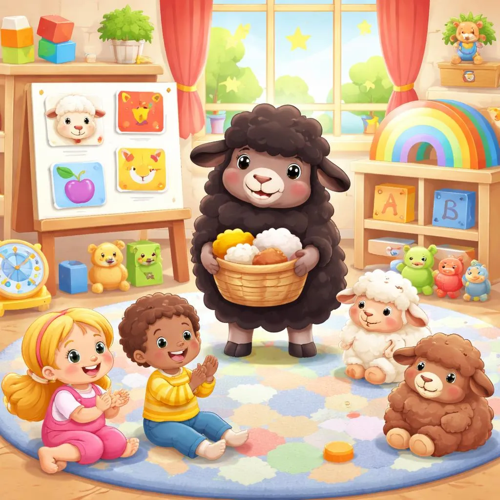 Sheep Black Sheep in English Learning: Exploring the Classic Rhyme, Lyrics, Vocabulary, Phonics, and Fun Classroom Activities for Young Learners
