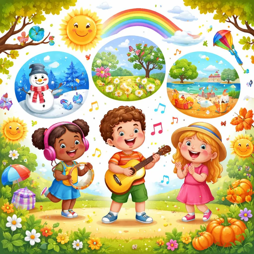 Sing and Learn with months of the year song for Fun English Time Learning