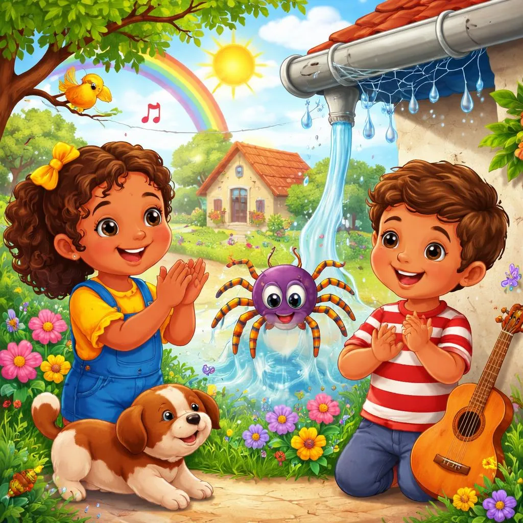 Chanson espagnole : L'araignée Grapille (La araña pequeñita) – Comment ce classique bien-aimé développe-t-il les compétences en espagnol si naturellement ?