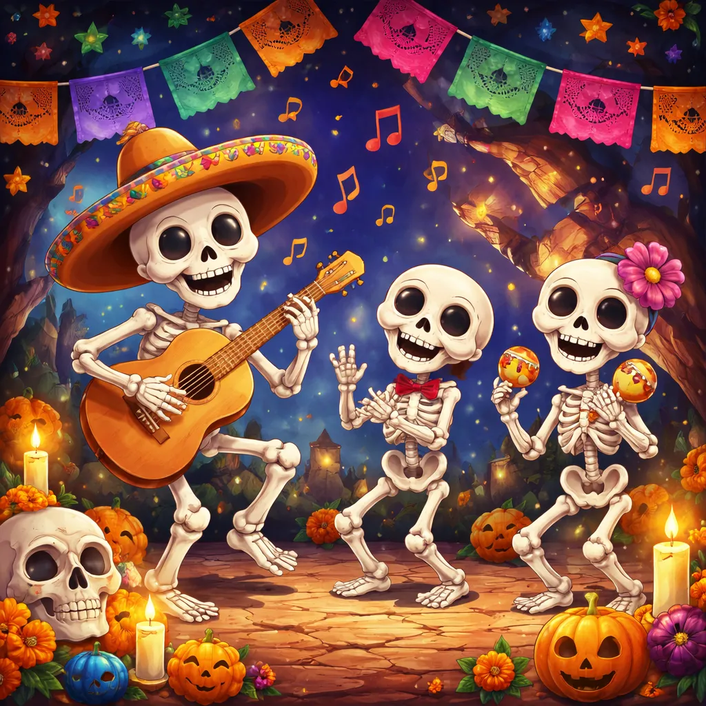 Chanson espagnole : Les petits squelettes (Los esqueletos) – Comment un air d'Halloween peut-il enseigner l'espagnol si naturellement ?