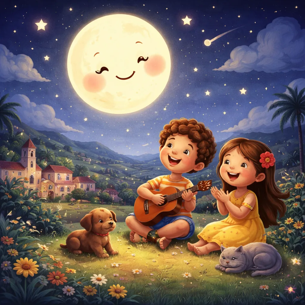 أغنية إسبانية: القمر، القمر الصغير (La luna, la lunera) – كيف يمكن لأغنية ليلية هادئة أن تسحر المتعلمين الإسبان الصغار؟