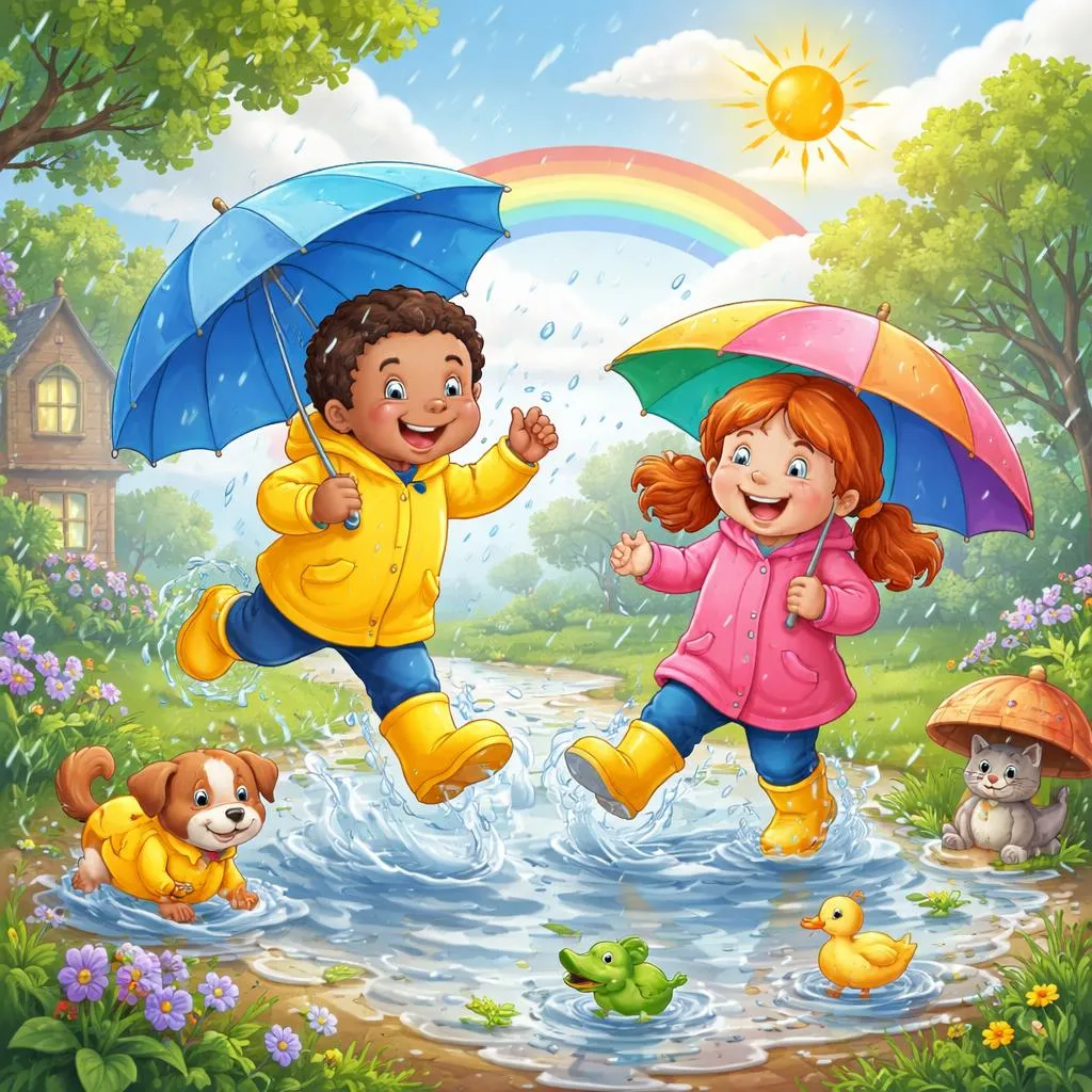 Splash into Learning: Discover the Fun of It Is Raining It's Pouring Lyrics