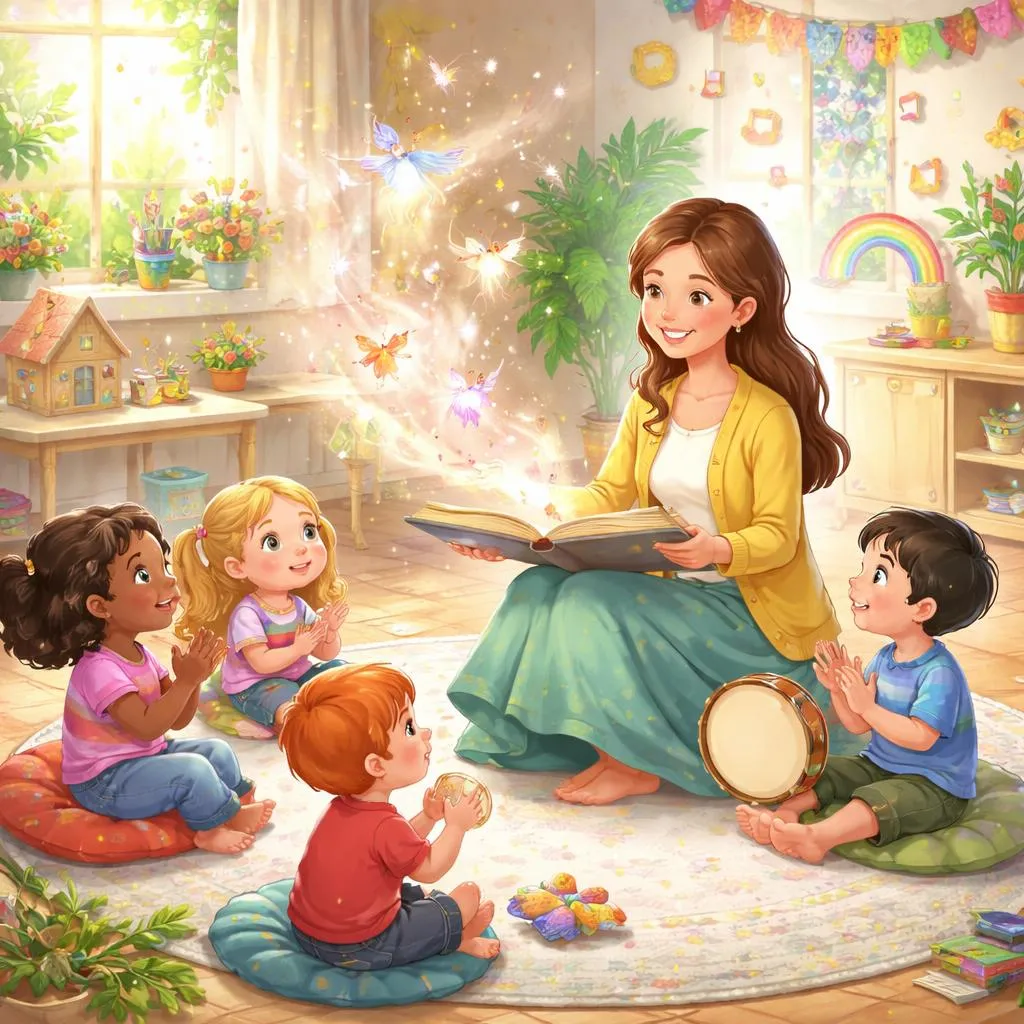 Teaching Imagination, Language, and Gentle Rhythm Through fairy lyrics in an Engaging and Supportive English Classroom Environment