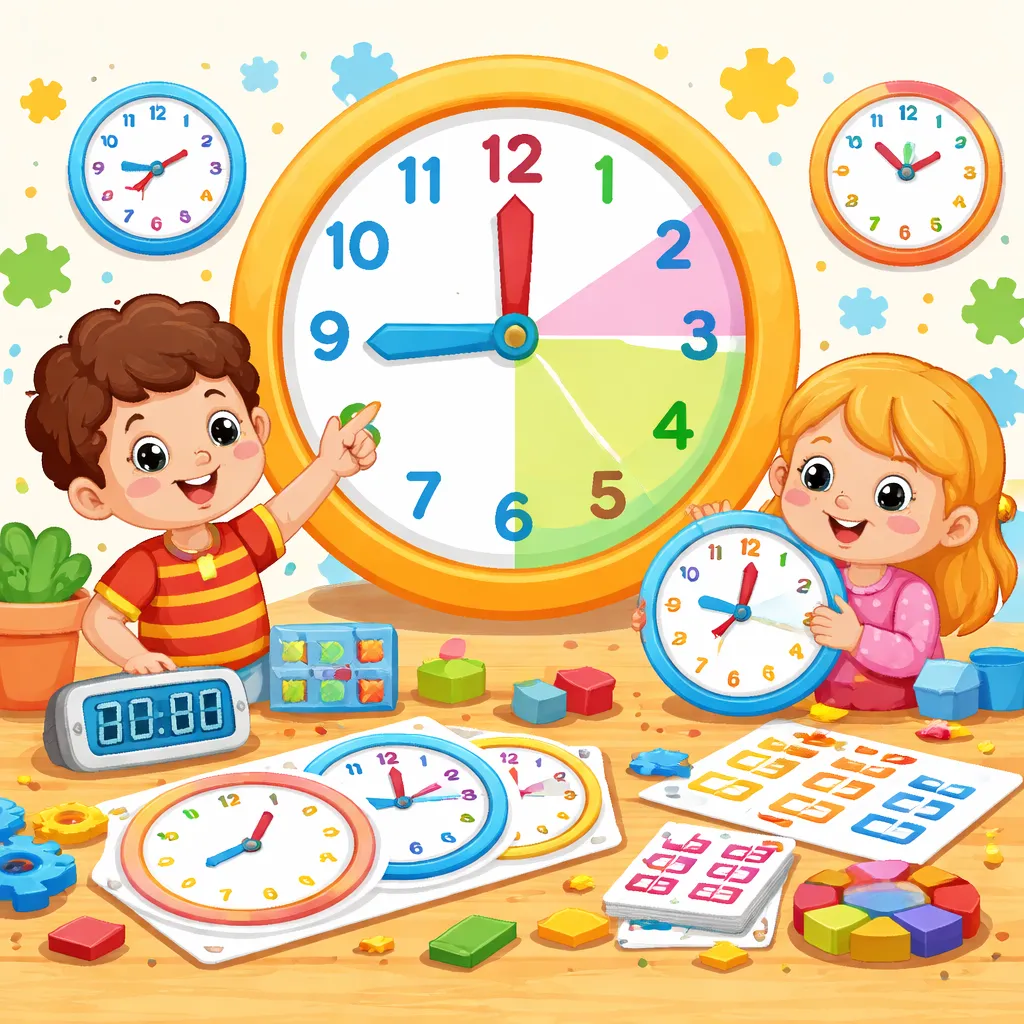 Tell Time Fun! What’s in Free Printable Clock for Teaching Time?