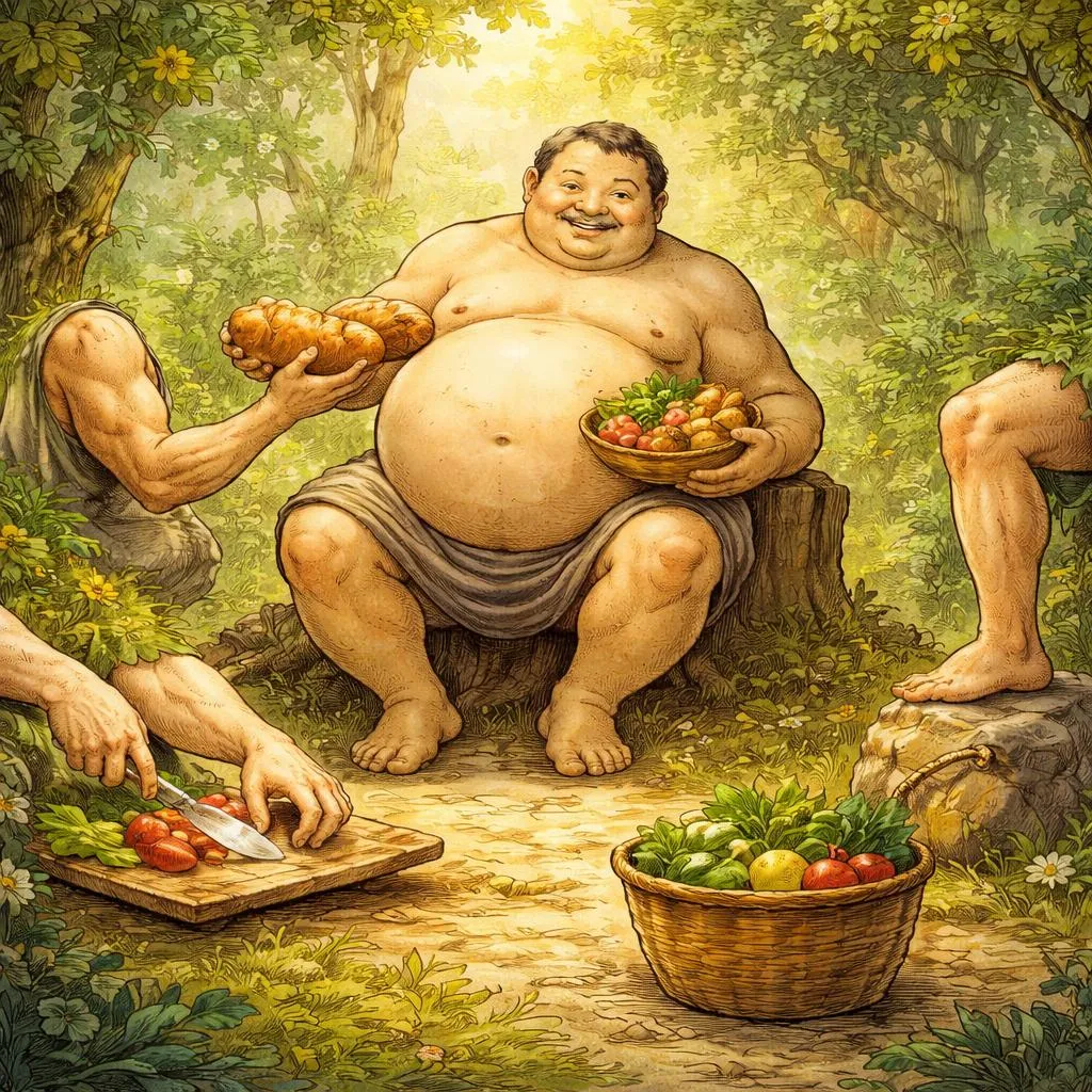 肚子和成员——伊索寓言
