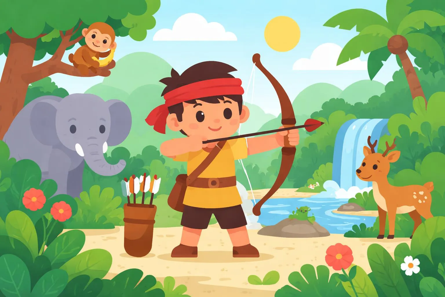 “The Brave Little Bowman” - More Jataka Tales By Ellen C. Babbitt