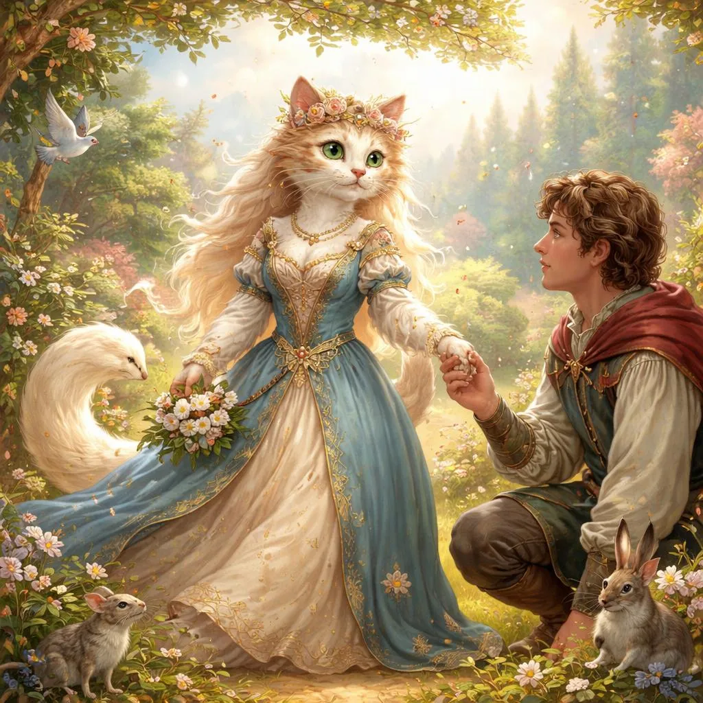 猫少女——伊索寓言