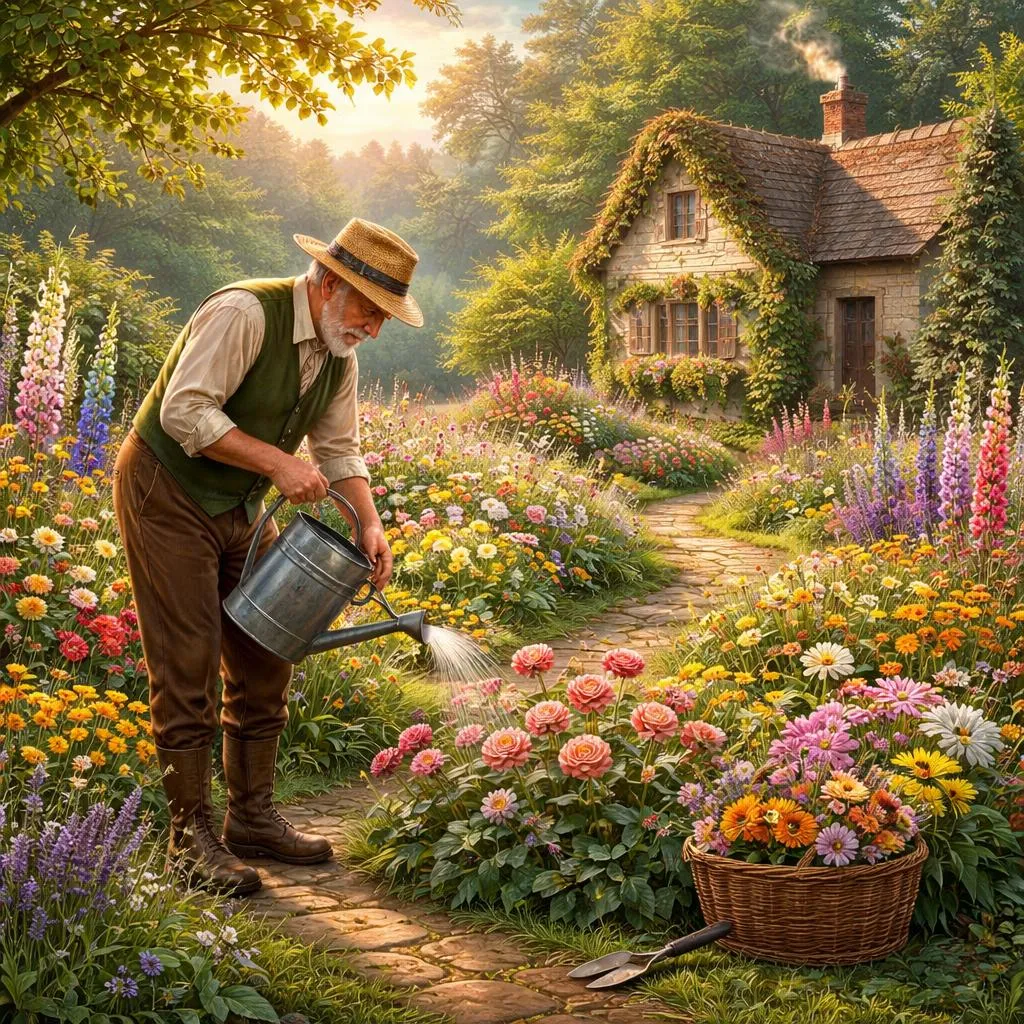 The Gardener oleh Robert Louis Stevenson - Baca puisi terkenal daring gratis