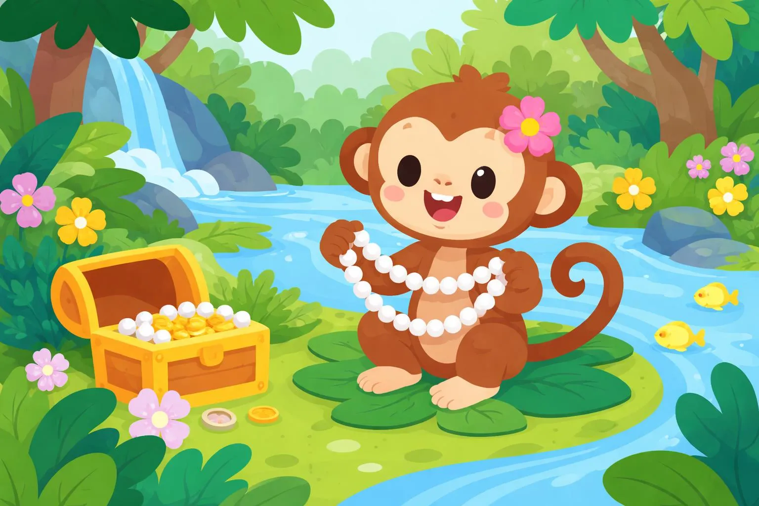 “The Girl Monkey and the String of Pearls” - More Jataka Tales By Ellen C. Babbitt