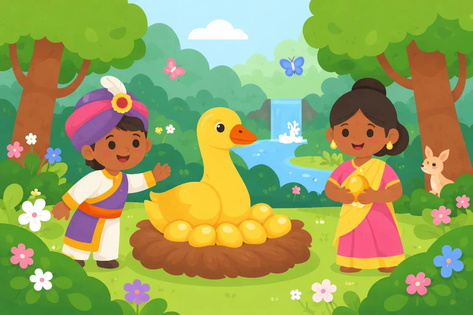 “The Golden Goose” - More Jataka Tales By Ellen C. Babbitt