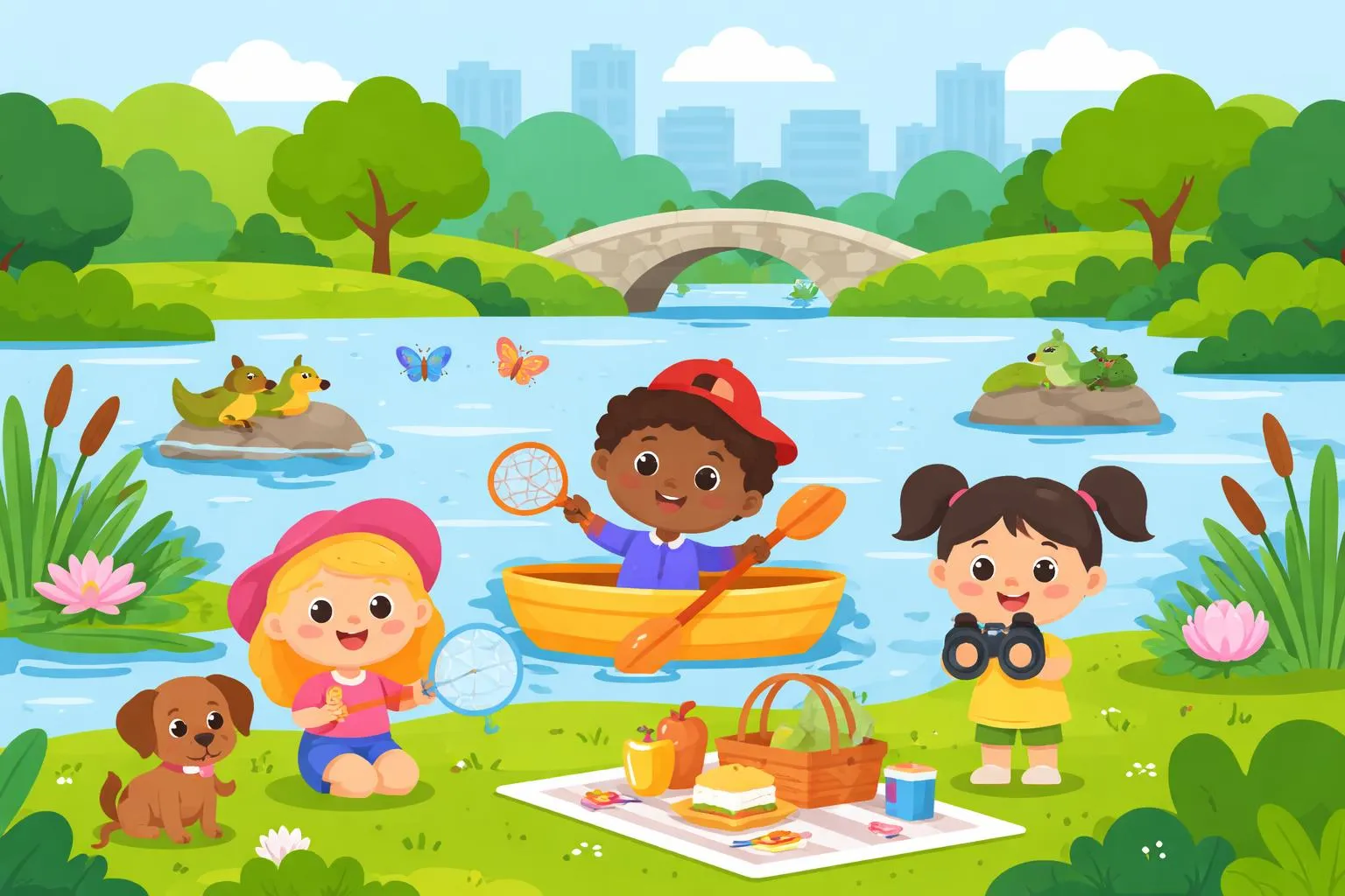 The Lake in Central Park By Jay Wright - Giggle Poems