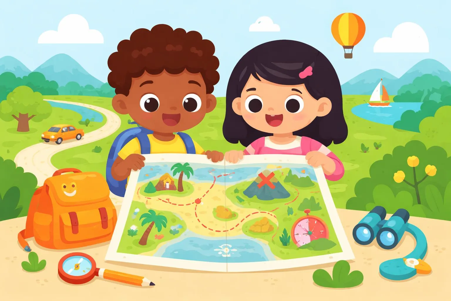 The Map By Gary Soto - Giggle Poems