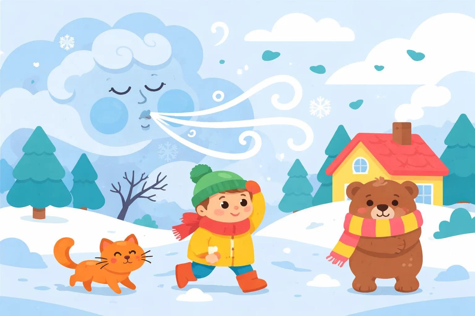 The North Wind - Nursery Rhymes And Traditional Poems By FCIT