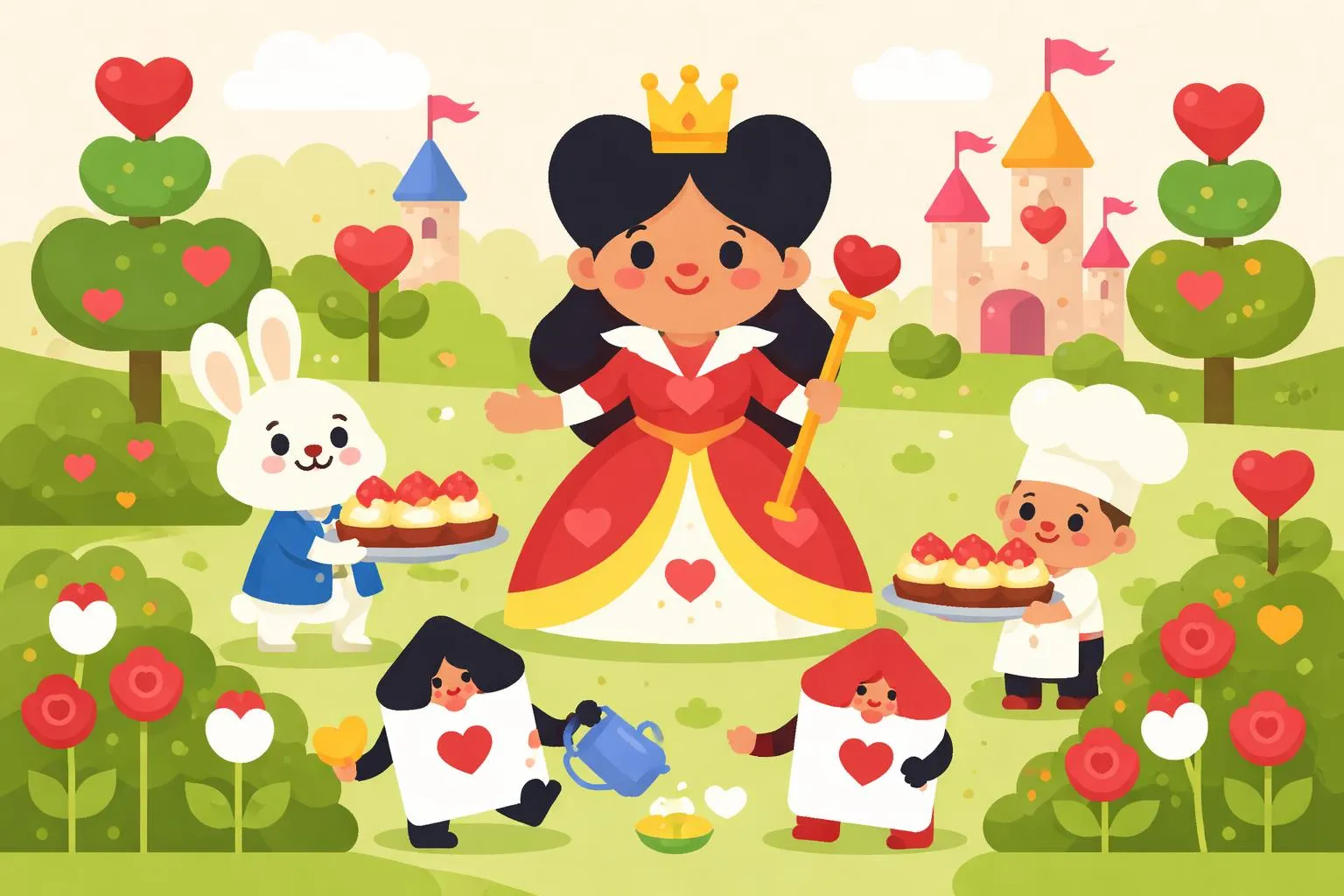 The Queen of Hearts - Nursery Rhymes And Traditional Poems By FCIT