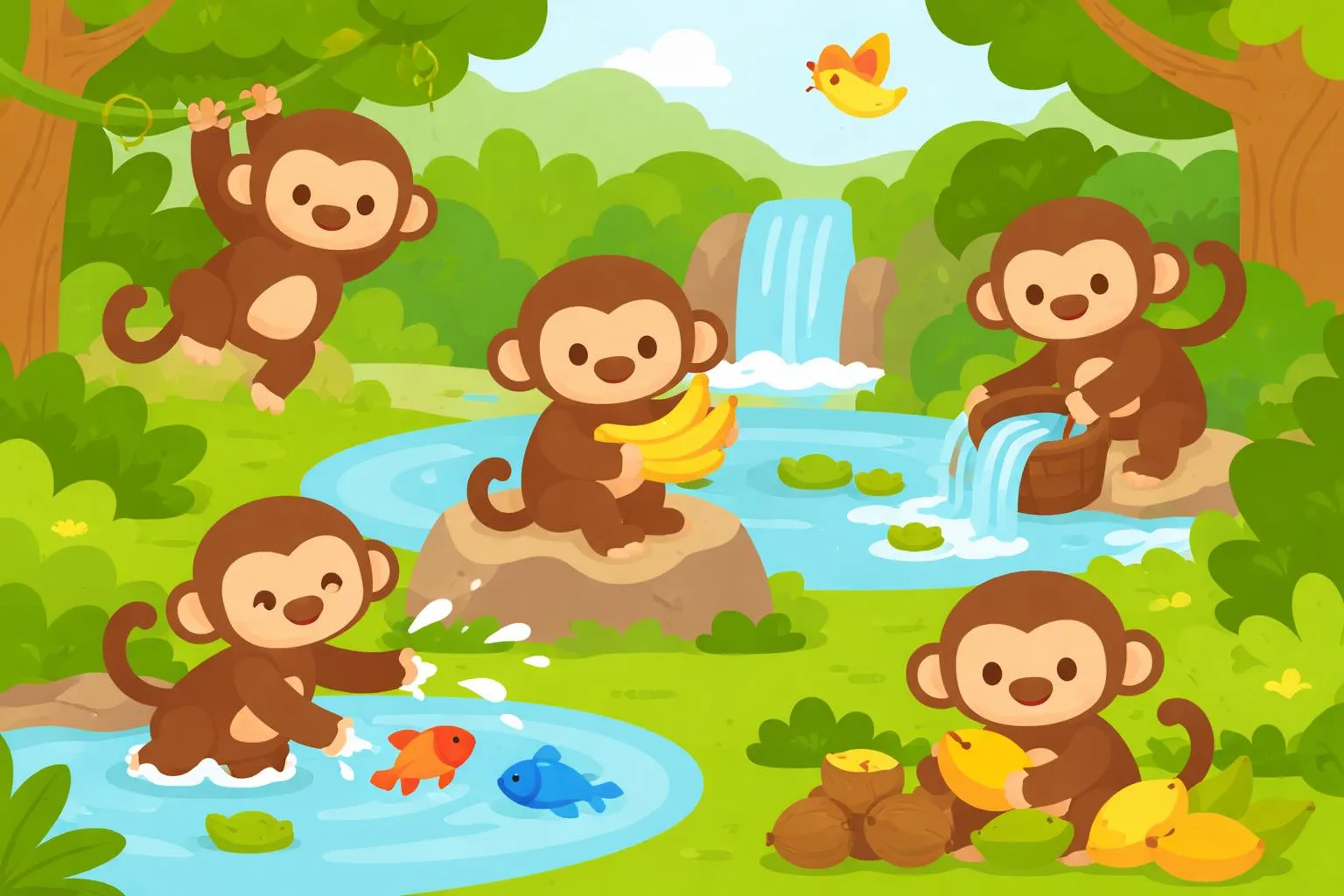 “The Stupid Monkeys” - More Jataka Tales By Ellen C. Babbitt