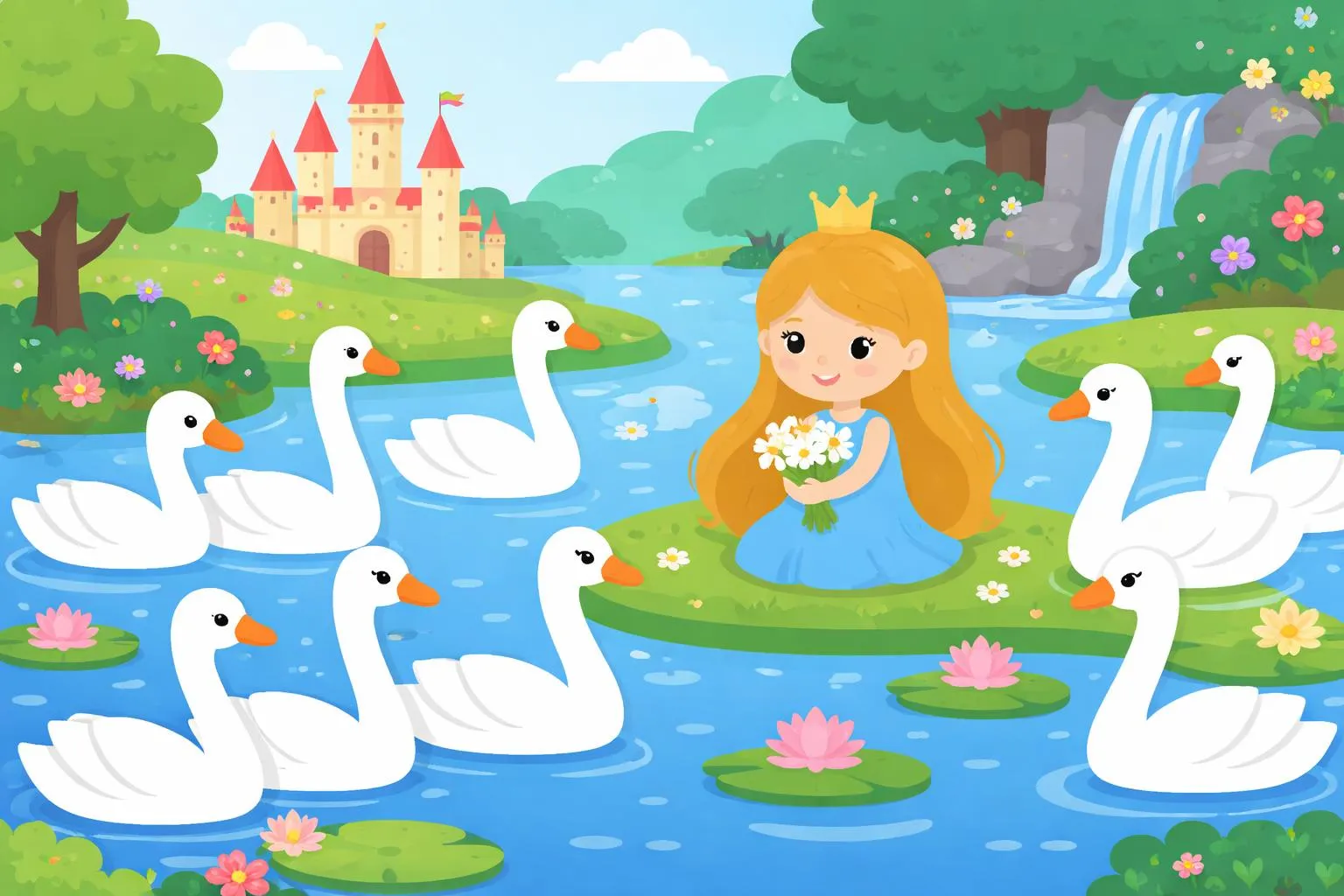 The Wild Swans from Hans Christian Andersen's fairy tales - Giggle ...