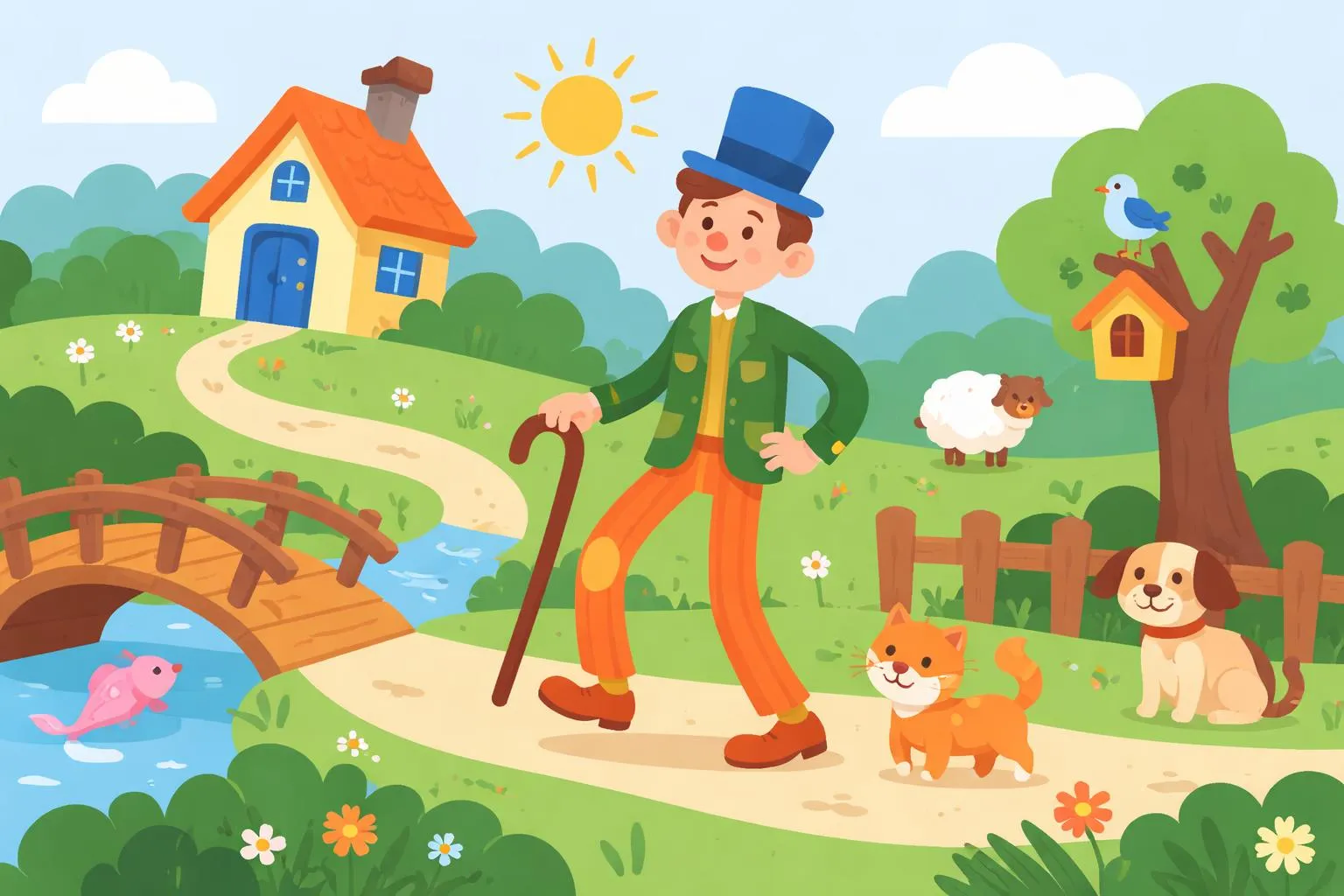 There Was a Crooked Man - Nursery Rhymes And Traditional Poems By FCIT