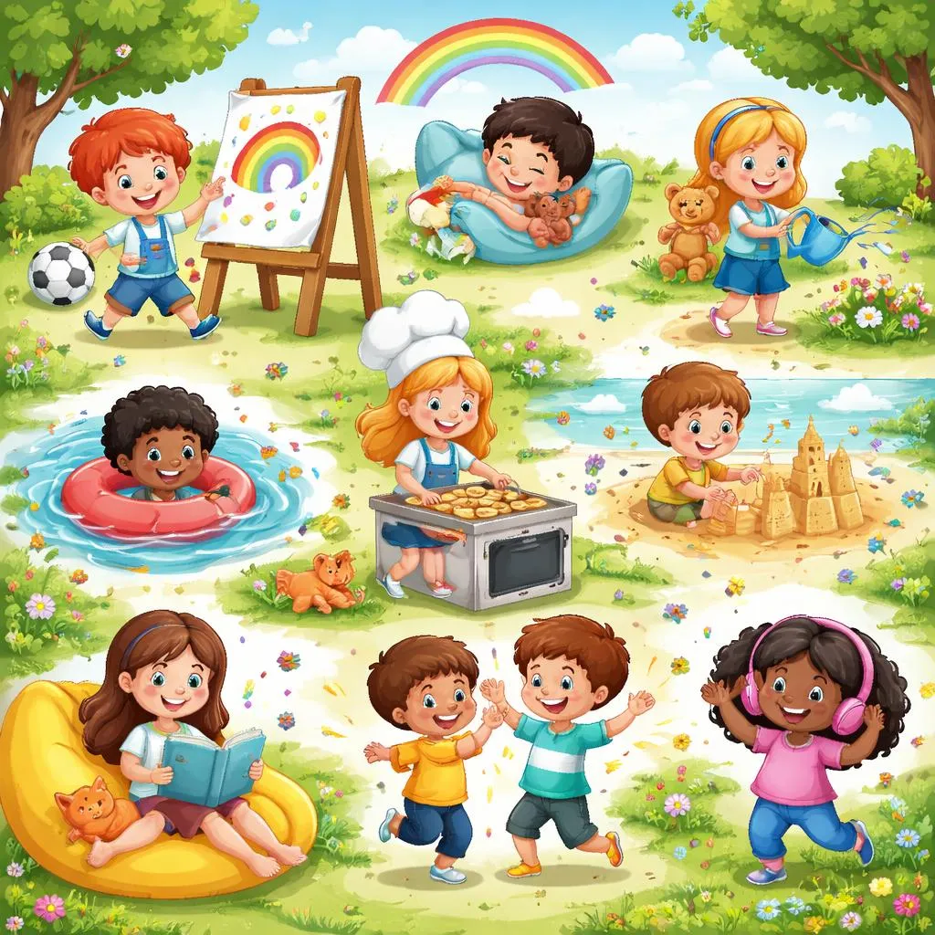 Verben List: Common Verb Words for Children