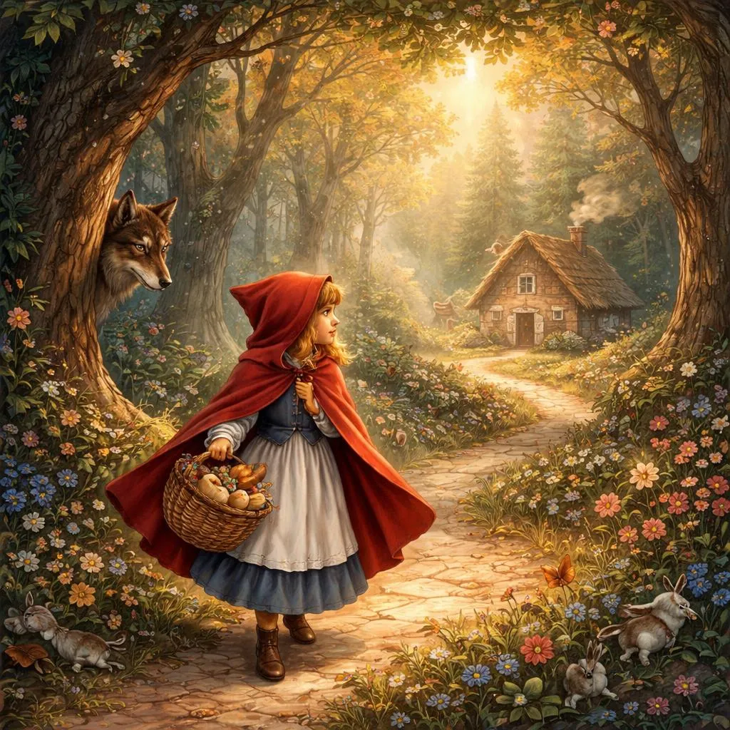 Ingin Kisah Pengantar Tidur Klasik Gaya Dahulu Kala? Penceritaan Ulang yang Lembut dari Little Red Riding Hood
