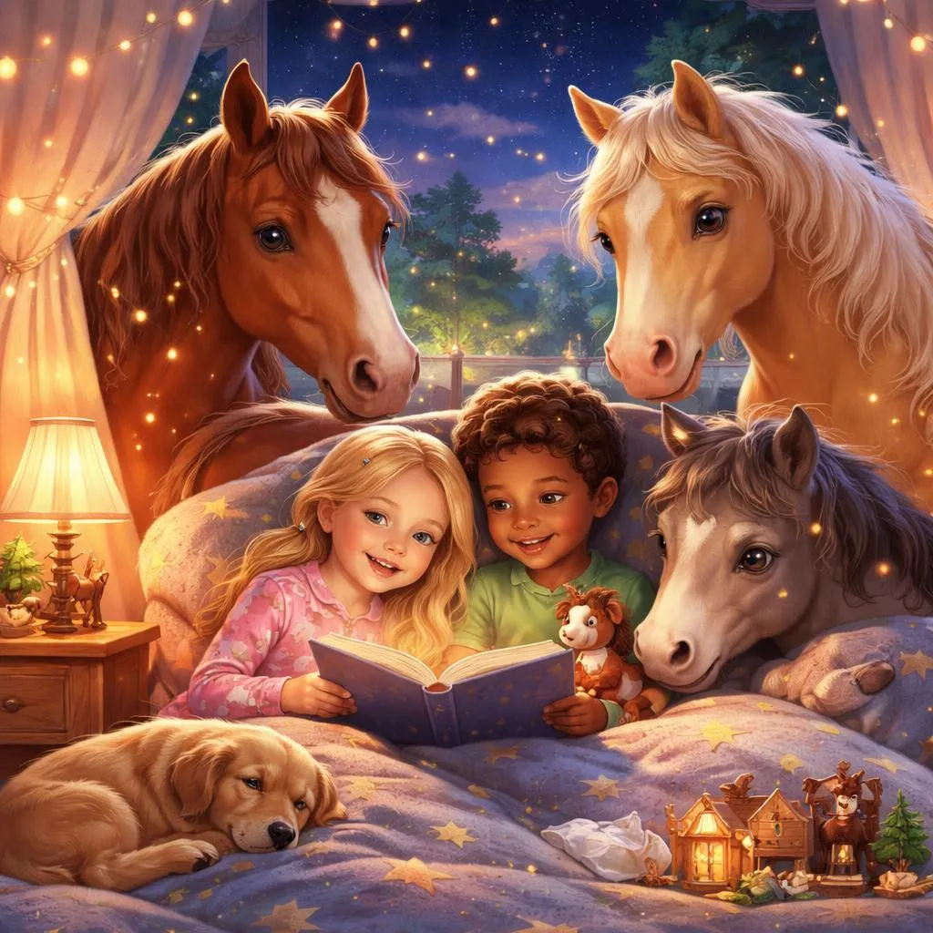 Ingin Kisah Pengantar Tidur yang Menyenangkan untuk Pecinta Kuda? 3 Kisah Lembut tentang Kuda yang Menari, Kesabaran, dan Bermain